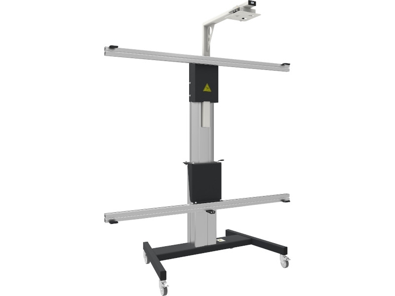 SmartMetals Mobiler Bodenlift für interaktives Whiteboard & Projektor bis 101 Zoll