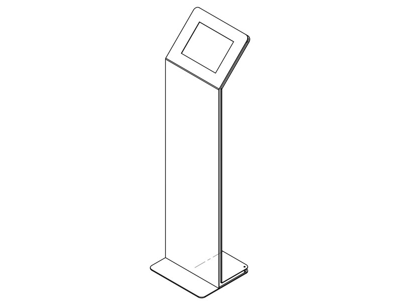 TabLines TBS021 Tablet Stele Zeichnung TabLines TBS021 Tablet Stele Zeichnung