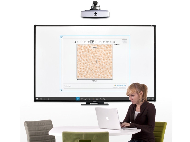 i3 Technologies interaktives Whiteboard 87 Zoll 10-Touch Duo Meetingraum