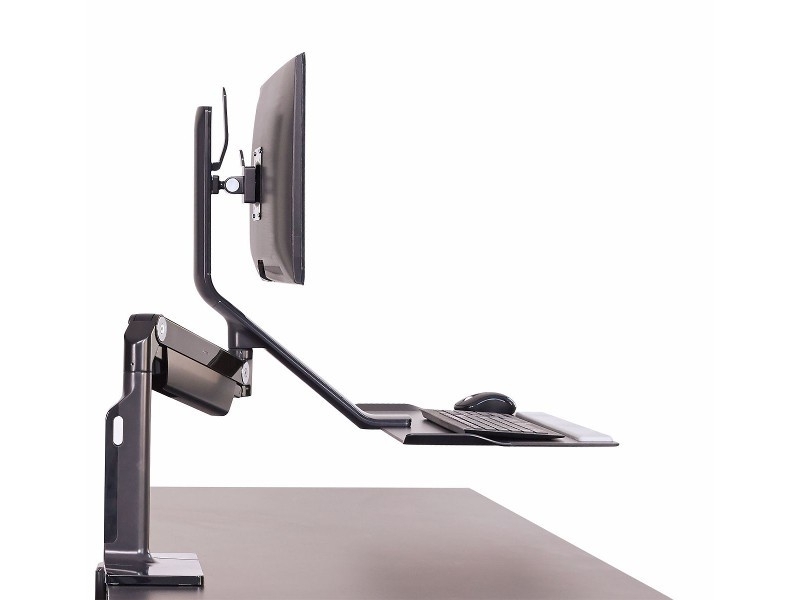 Humanscale QuickStand Lite QSLBLC Sitz-Steh-Halterung