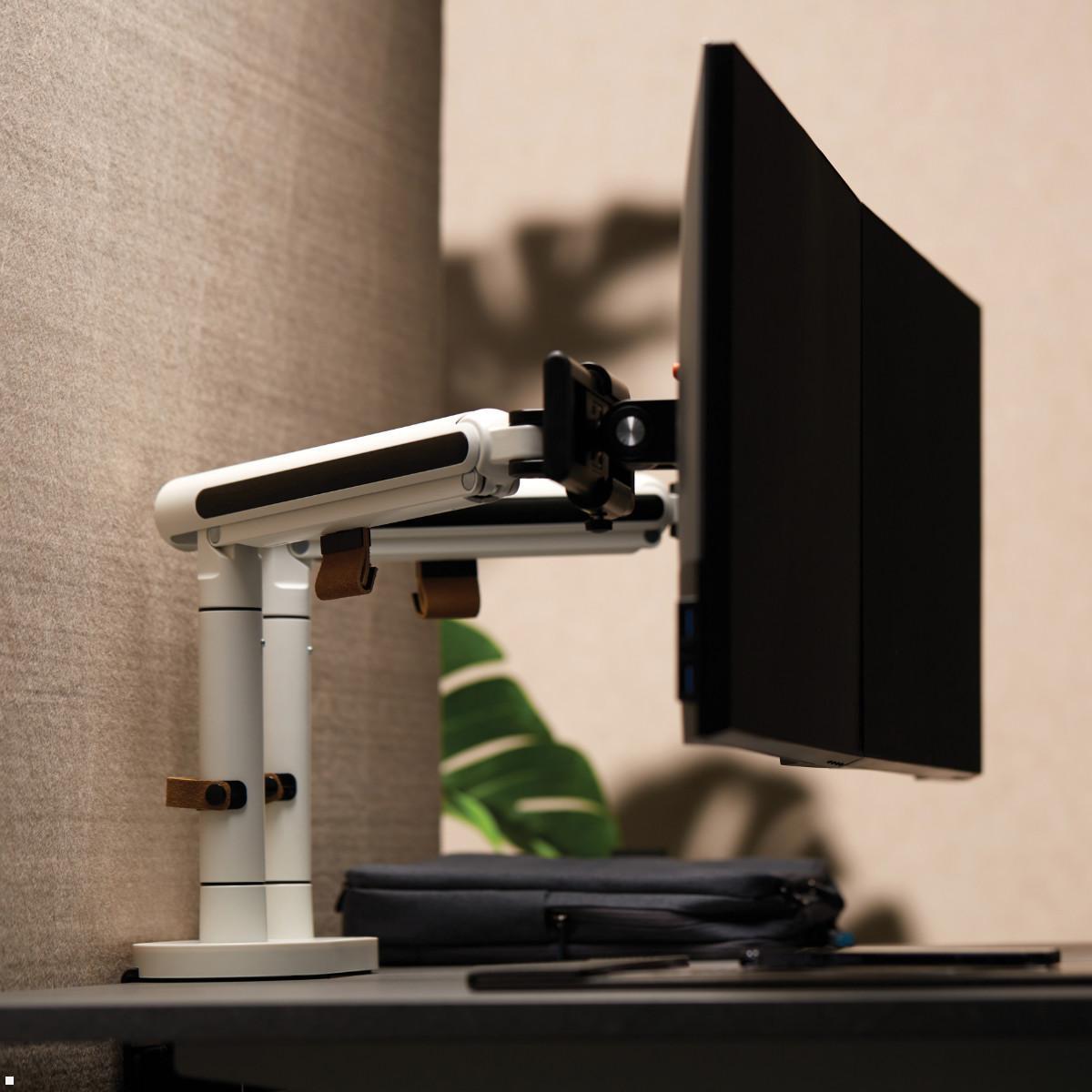 Fellowes Smartview Dual Monitor Tischhalterung, Anwendungsbeispiel