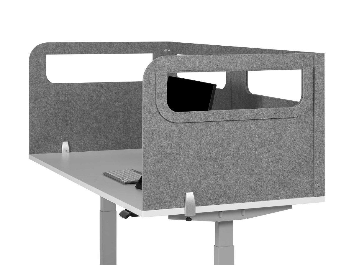 BakkerElkhuizen BE Safety Screen BNESSUALGY160D60 U-Form Fenster S, Seitenansicht BakkerElkhuizen BE Safety Screen BNESSUALGY160D60 U-Form Fenster S, Seitenansicht