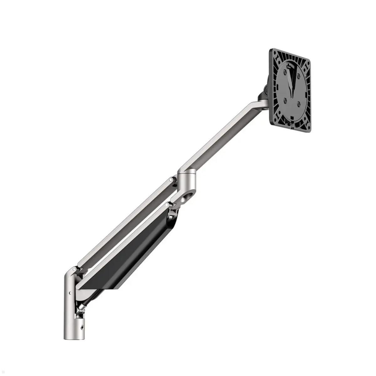 Novus Clu II Monitorarm ohne Befestigung, silber/anthrazit (990+2109+000), Monitorarm