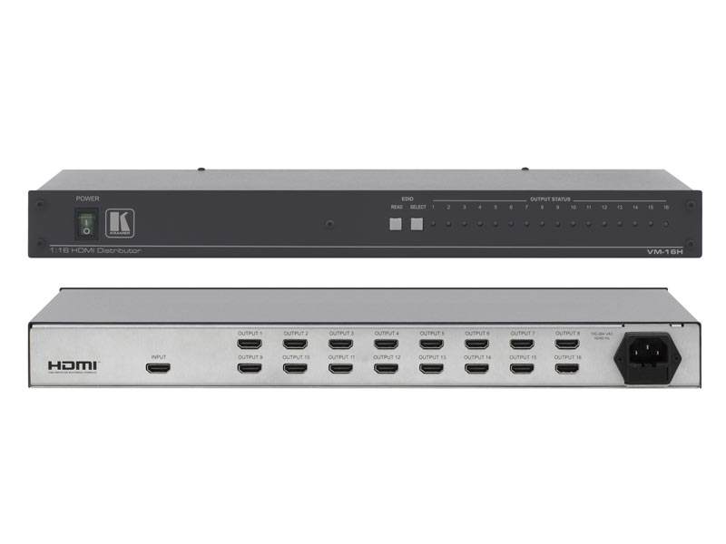 Kramer VM-16H 1:16 HDMI Verteilverstärker Kramer VM-16H 1:16 HDMI Verteilverstärker