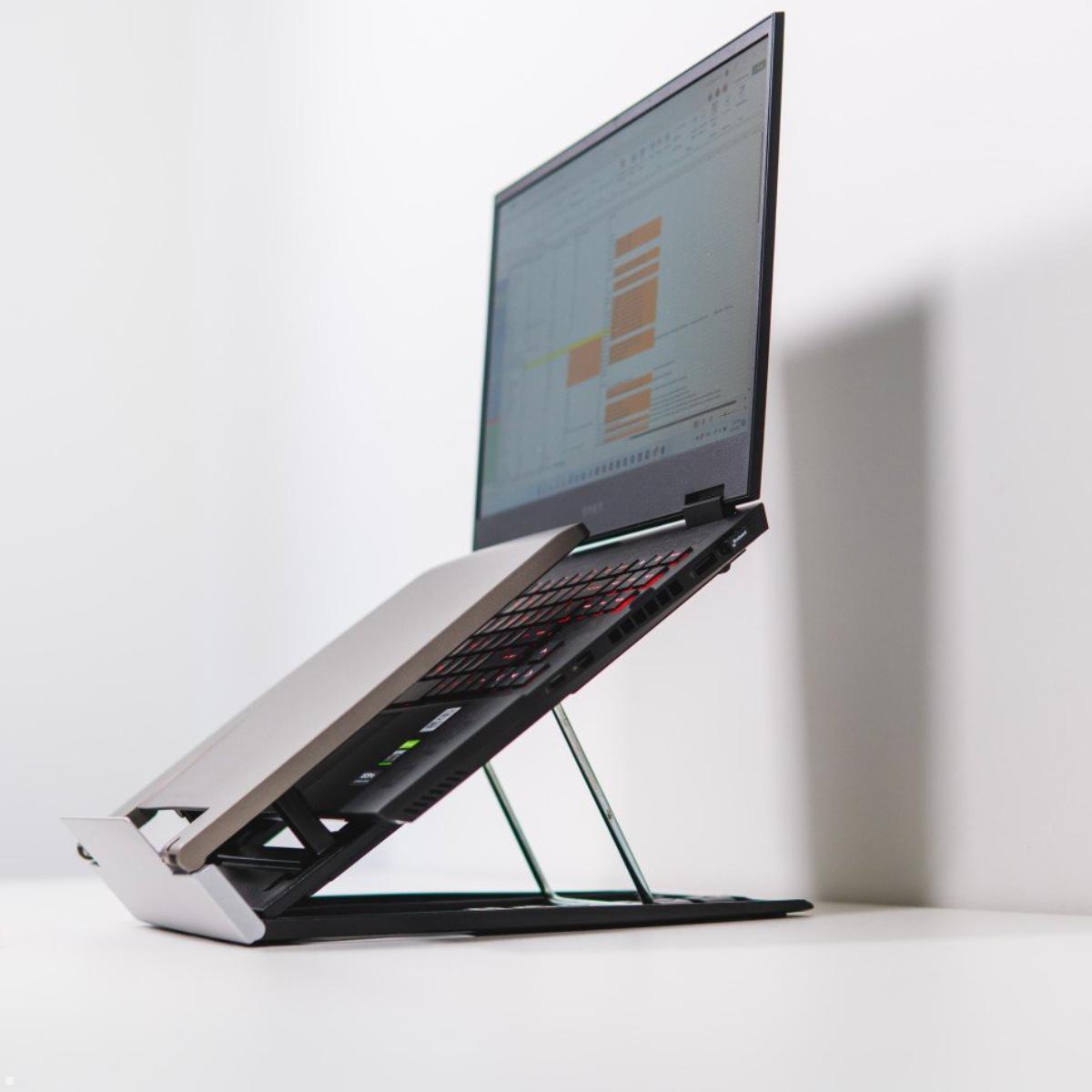 BakkerElkhuizen Laptopständer Ergo-Q 330 Circular (BNEQ330C), Anwendungsbeispiel