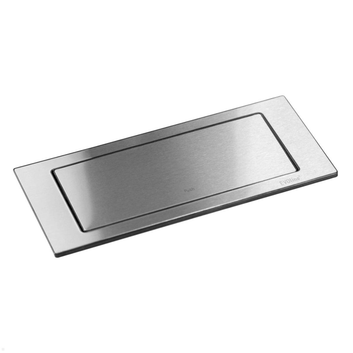 EVOLine BackFlip Cuisine 2x Steckdose mit USB-C Charger, geschlossener Deckel