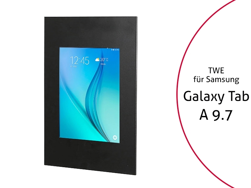 TabLines TWE011B Tablet Wandeinbau für Samsung Tab A 9.7, schwarz TabLines TWE011B Tablet Wandeinbau für Samsung Tab A 9.7, schwarz