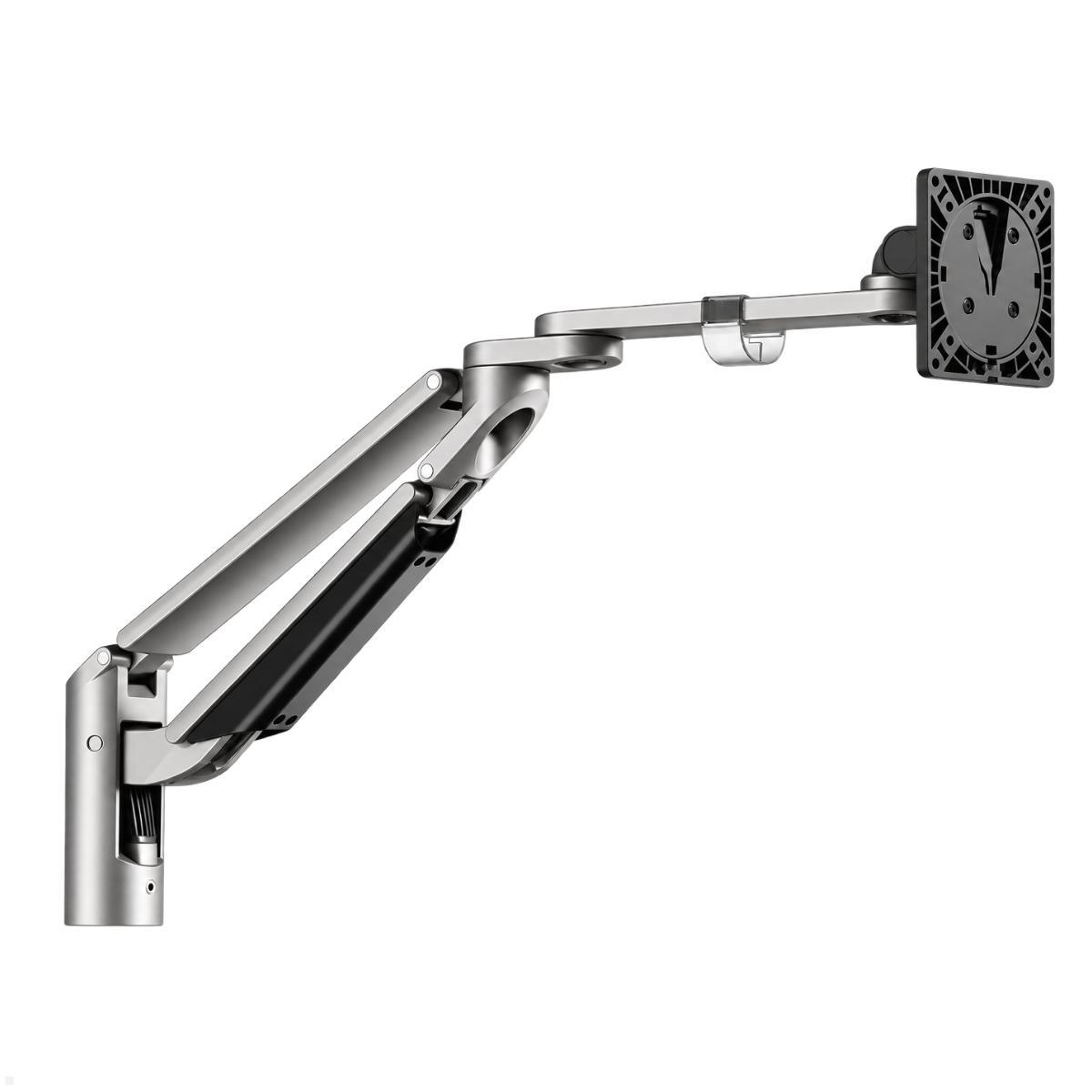 Novus Clu Plus Slatwall Monitorhalterung schwenkbar, silber (991+3009+001), schwenkbarer Bildschirmhalter
