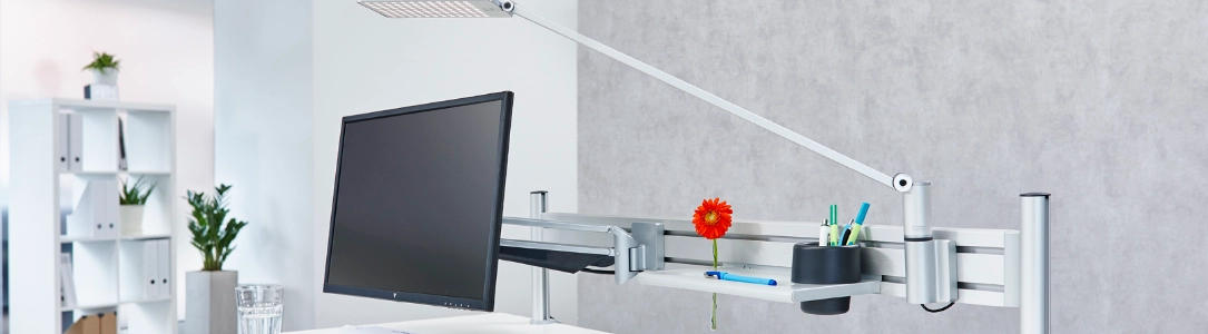 Tischtrennwand, Slatwall - vorkonfigurierte Sets Tischtrennwand, Slatwall - vorkonfigurierte Sets