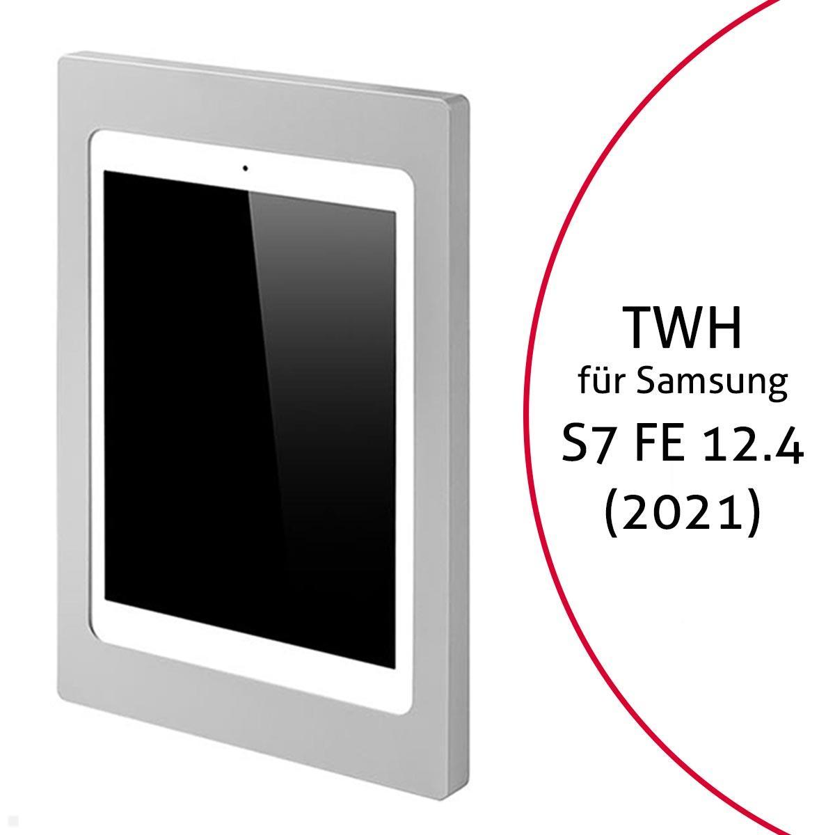 TabLines TWH037S Tablet Wandhalterung für Samsung Tab S7 FE 12.4, silber TabLines TWH037S Tablet Wandhalterung für Samsung Tab S7 FE 12.4, silber