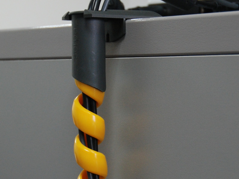 Serpa Kabelwendel-Set 150 cm, gelb Endstück