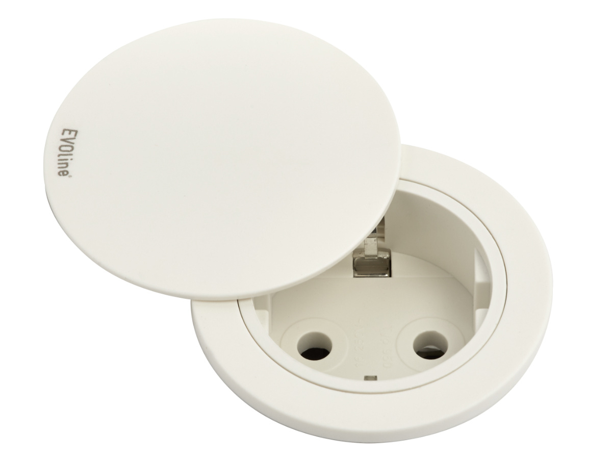 EVOline One Steckdose Blende weiß EVOline One Steckdose Blende weiß