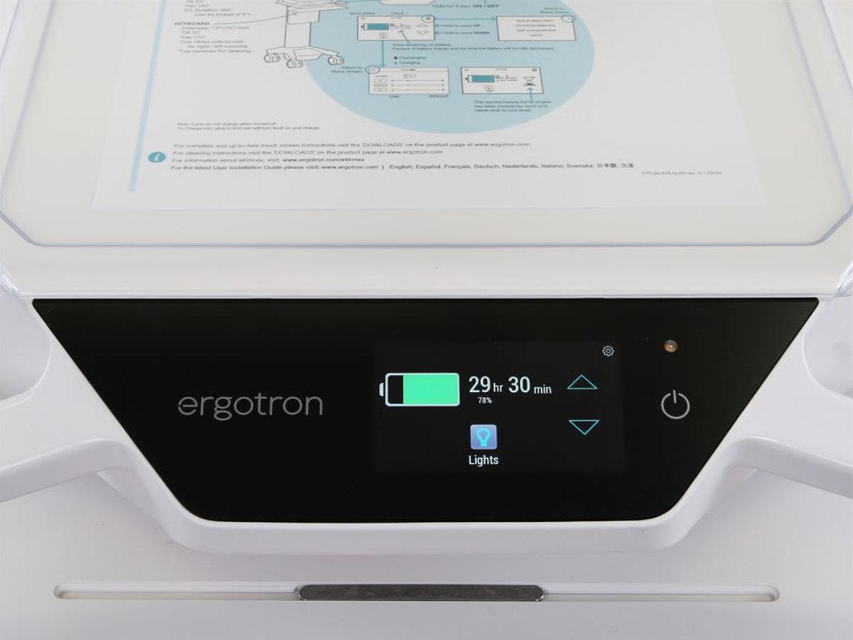 Ergotron CareFit Pro Visitenwagen elektrisch höhenverstellbar (C52-2201-2) Touchscreen Ergotron CareFit Pro Visitenwagen elektrisch höhenverstellbar (C52-2201-2) Touchscreen