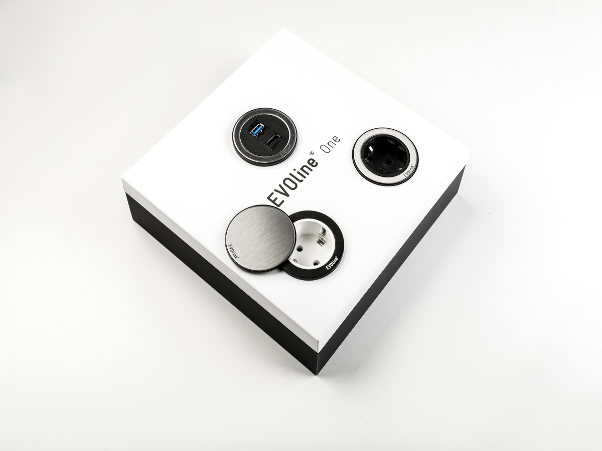 EVOline One Einbausteckdosen Sortiment EVOline One Einbausteckdosen Sortiment