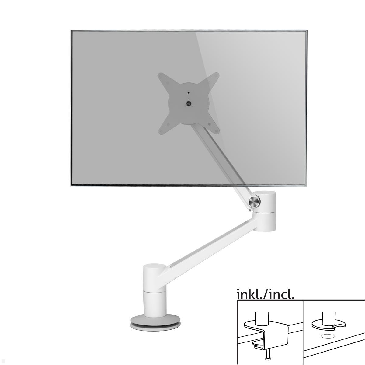 PFD 8543 Monitorhalterung beweglich Weiß