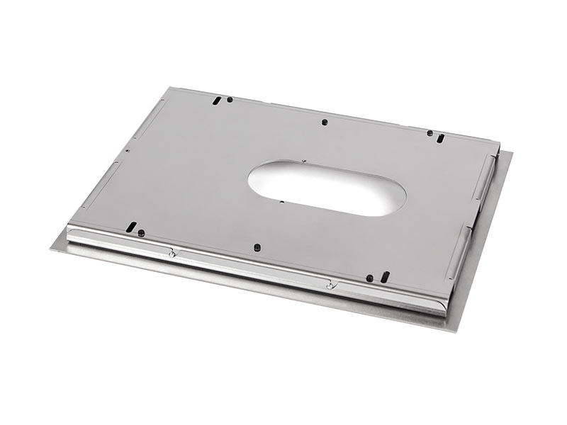 TabLines TWE079O Tablet Wandeinbau für Samsung Galaxy Tab A 10.1 (2019), Eiche Rückansicht TabLines TWE079O Tablet Wandeinbau für Samsung Galaxy Tab A 10.1 (2019), Eiche Rückansicht