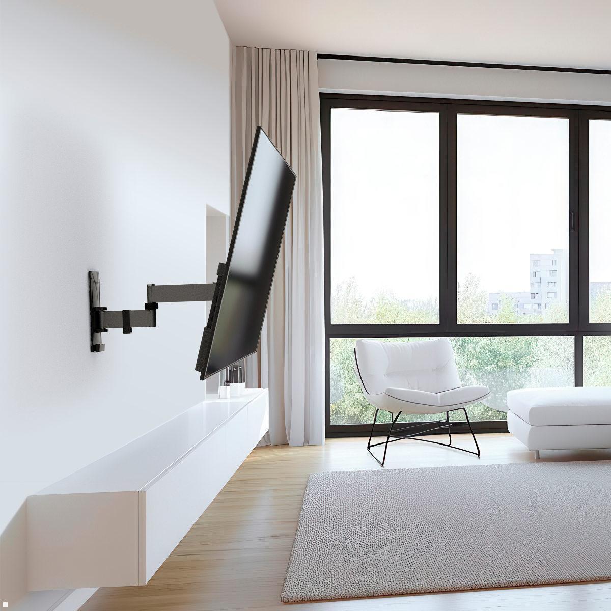 Erard WAM 200TW3 neigbare, schwenkbare TV Wandhalterung 19 - 49 Zoll Anwendungsbeispiel