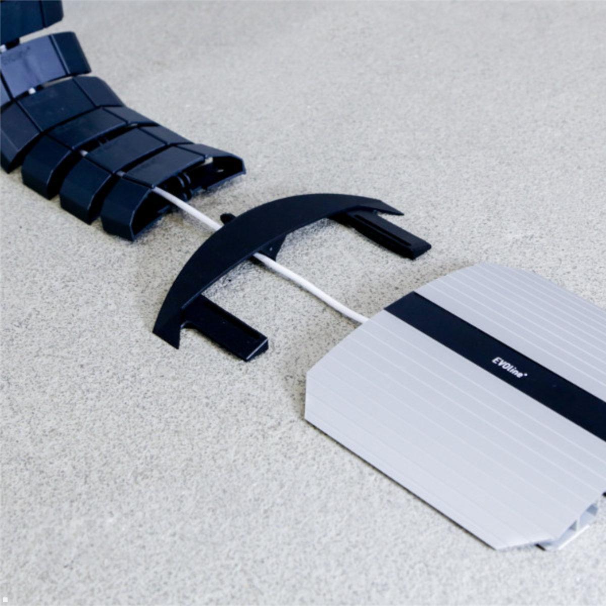 Kabelbrücke EVOline Bridge Aluminium verschraubbar 500mm, Anwendungsbeispiel Kabelbrücke EVOline Bridge Aluminium verschraubbar 500mm, Anwendungsbeispiel