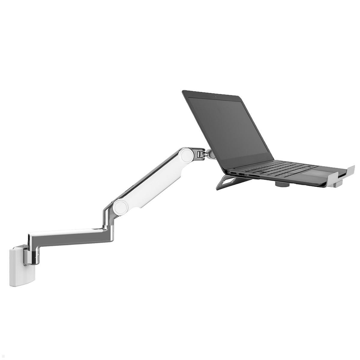 Humanscale M2.1 Laptop Wandhalterung mit Schwenkarm gerade, weiß Humanscale M2.1 Laptop Wandhalterung mit Schwenkarm gerade, weiß