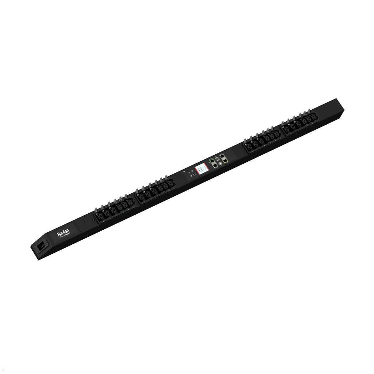 Legrand Raritan iX Rack-PDU 0U mit 12xC13 / 12xCX, 1-phasig 100-240V 16A, Input Metered RCM (PX4-13A8C-C8E7M27A0), vertikale 0U Rack-PDU RCM