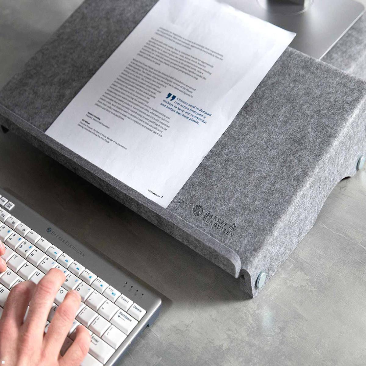 BakkerElkhuizen Q-doc 515 Circular Filz Dokumentenhalter höhenverstellbar Anwendung