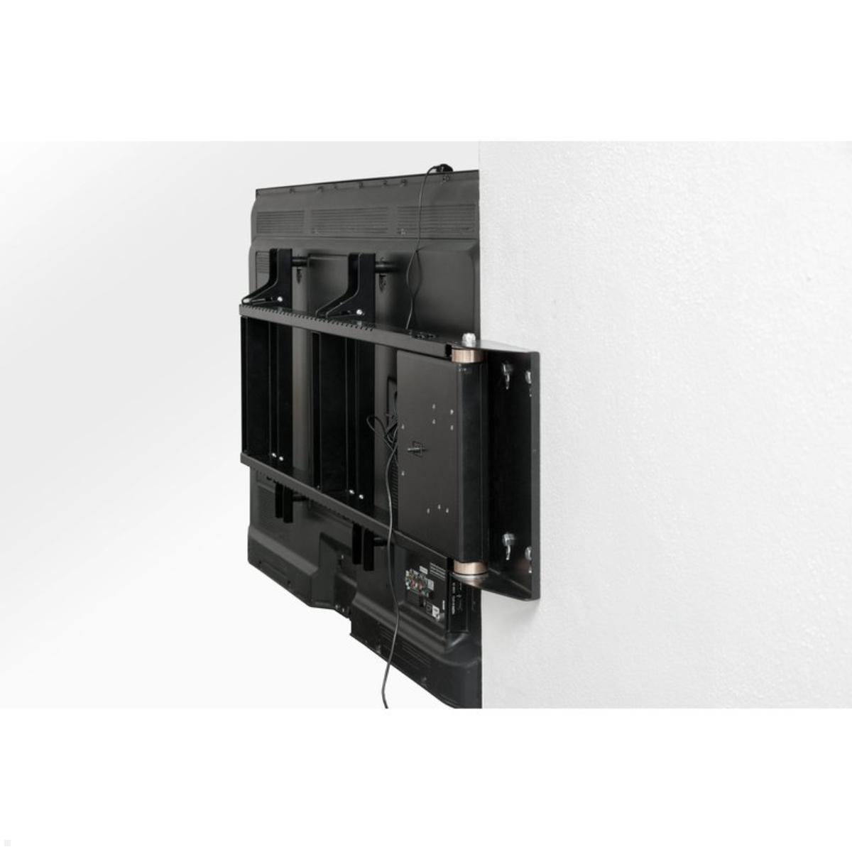 MonLines mySwing MSM08 elektrische TV Wandhalterung bis 75 Zoll, schwarz, TV Rückseite MonLines mySwing MSM08 elektrische TV Wandhalterung bis 75 Zoll, schwarz, TV Rückseite