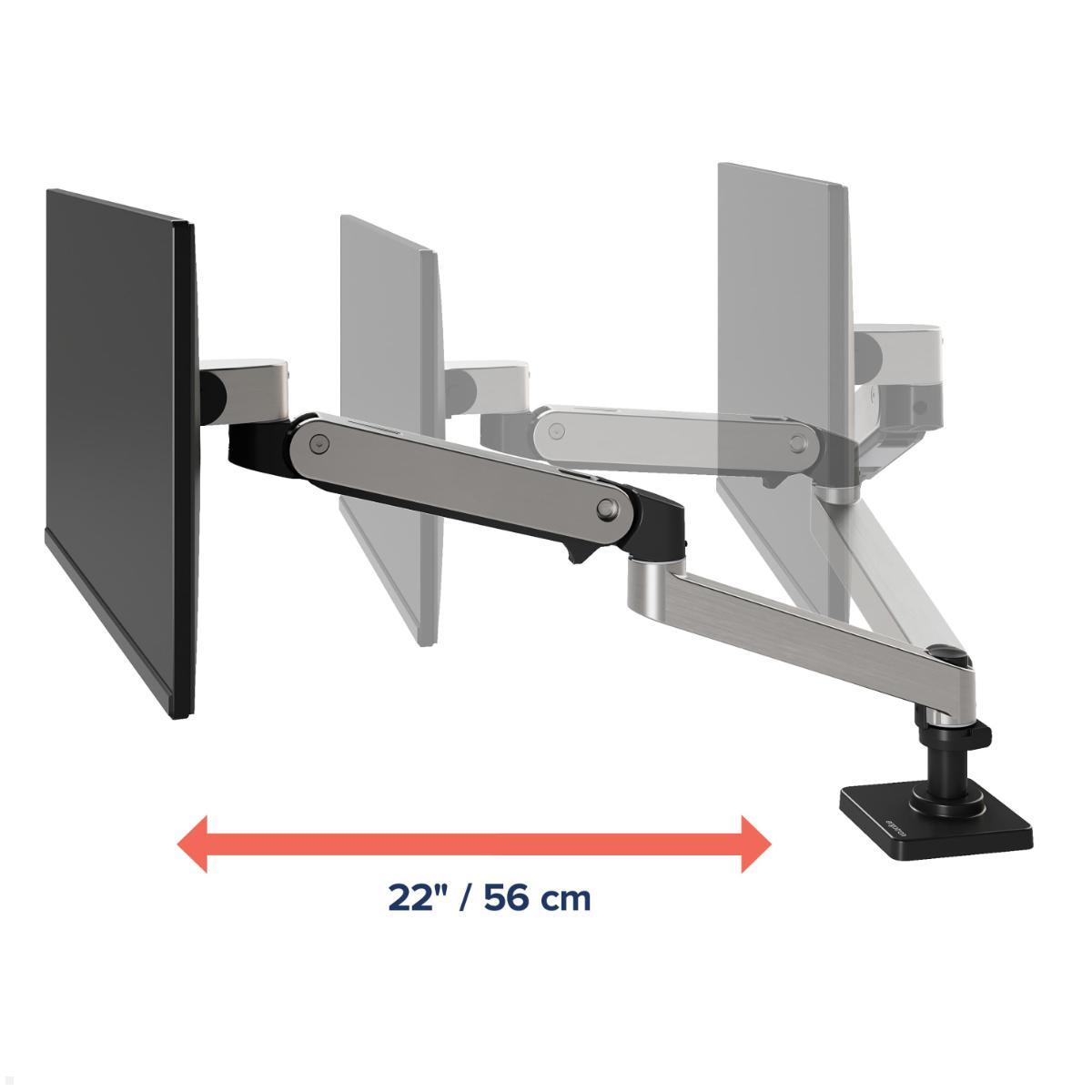 Ergotron LX Pro Monitor Tischhalterung schwenkbar bis 34 Zoll, Aluminium (45-682-026), ergonomischer Monitorarm