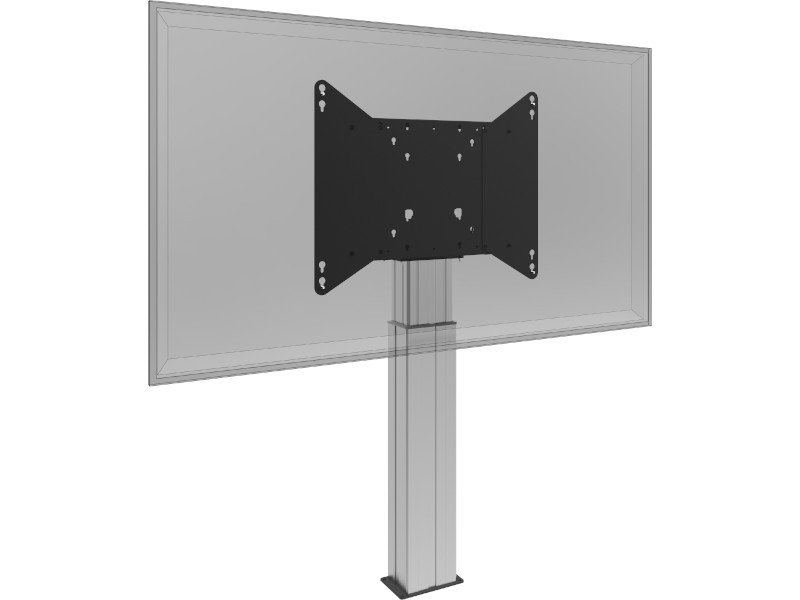 SmartMetals Zubehör Adapter Set VESA 600-400 auf VESA 600-500 & 800-500/600 für Bodenlifts Montagebeispiel