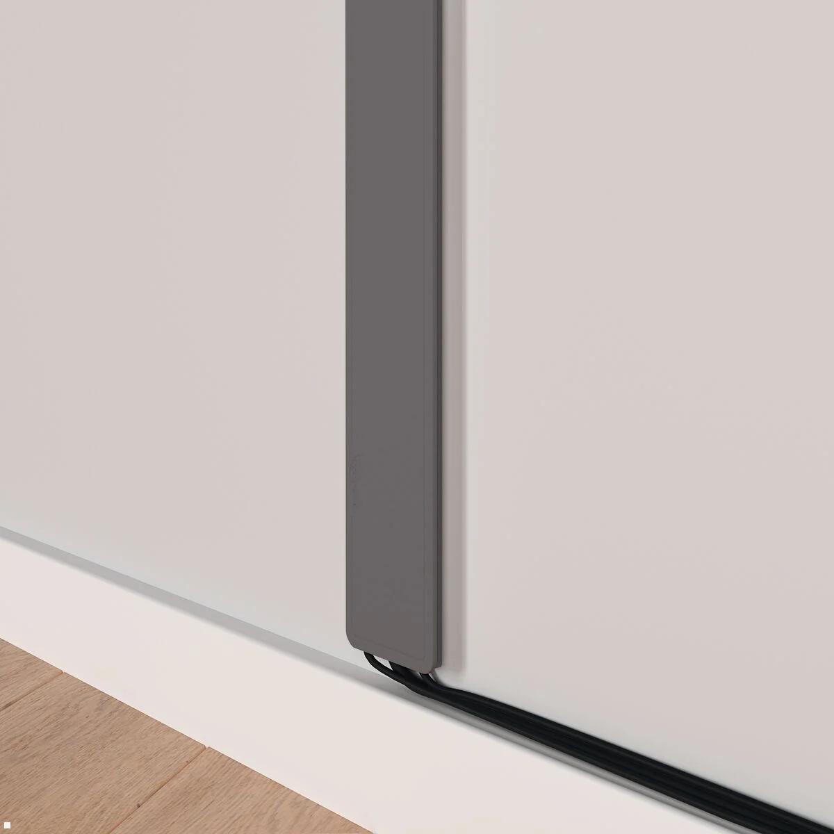 TV Kabelkanal Vogels TVA 6000, schwarz, Sockelleiste TV Kabelkanal Vogels TVA 6000, schwarz, Sockelleiste