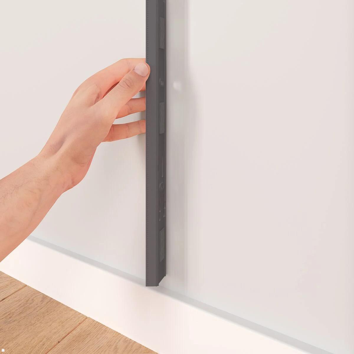 TV Kabelkanal Vogels TVA 6000, schwarz, Installation Kleber TV Kabelkanal Vogels TVA 6000, schwarz, Installation Kleber