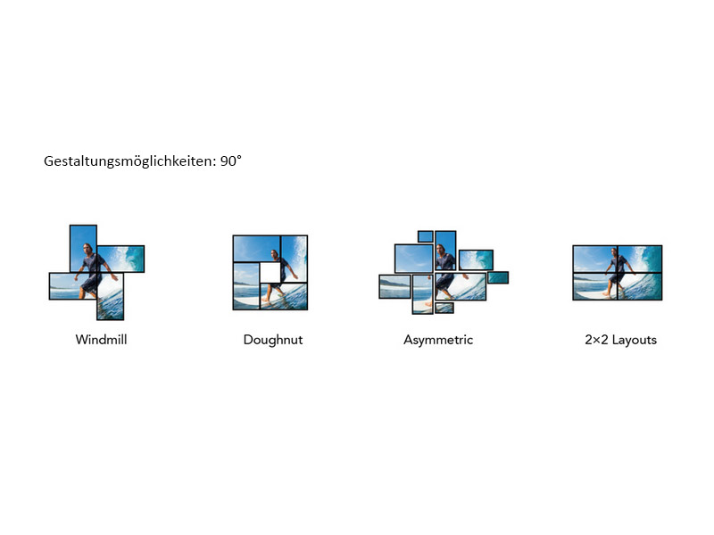 Digibird - HDMI 45° DB-VRC4H-E Medienwände