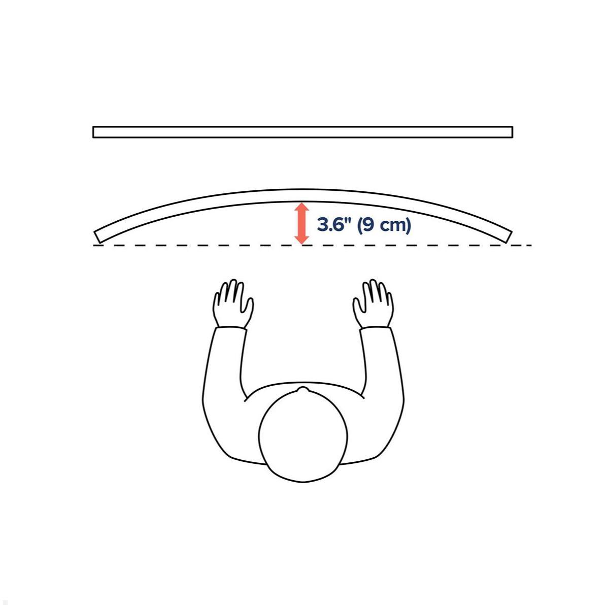 Ergotron LX Pro Monitorhalterung mit Durchschraubbefestigung (45-708-293), grau, Curved geeignet