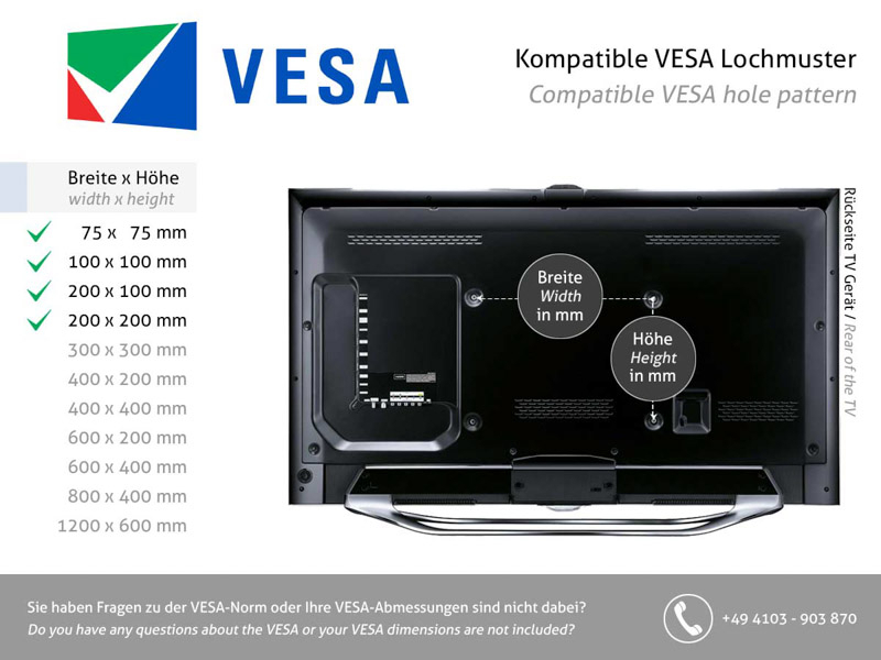 VENSET TS460A elektrischer Einbau Decken TV Lift, 460mm Hub VESA Halterung