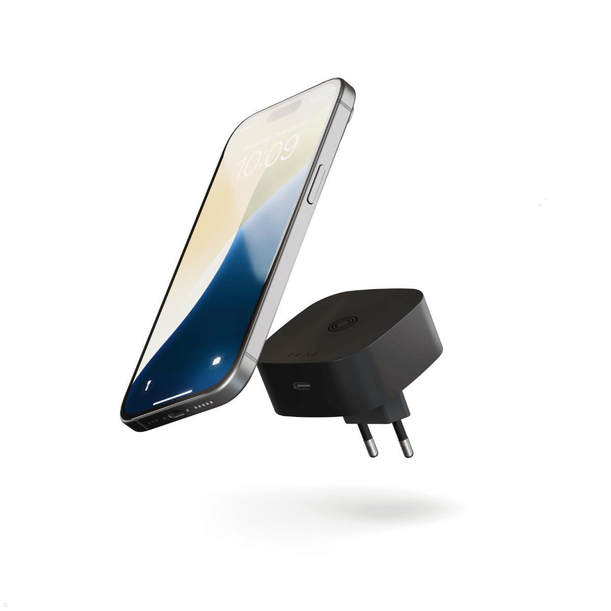 Zens ZESC18B/00 Wireless Charging Stecker, schwarz Ladeadapter Zens ZESC18B/00 Wireless Charging Stecker, schwarz Ladeadapter