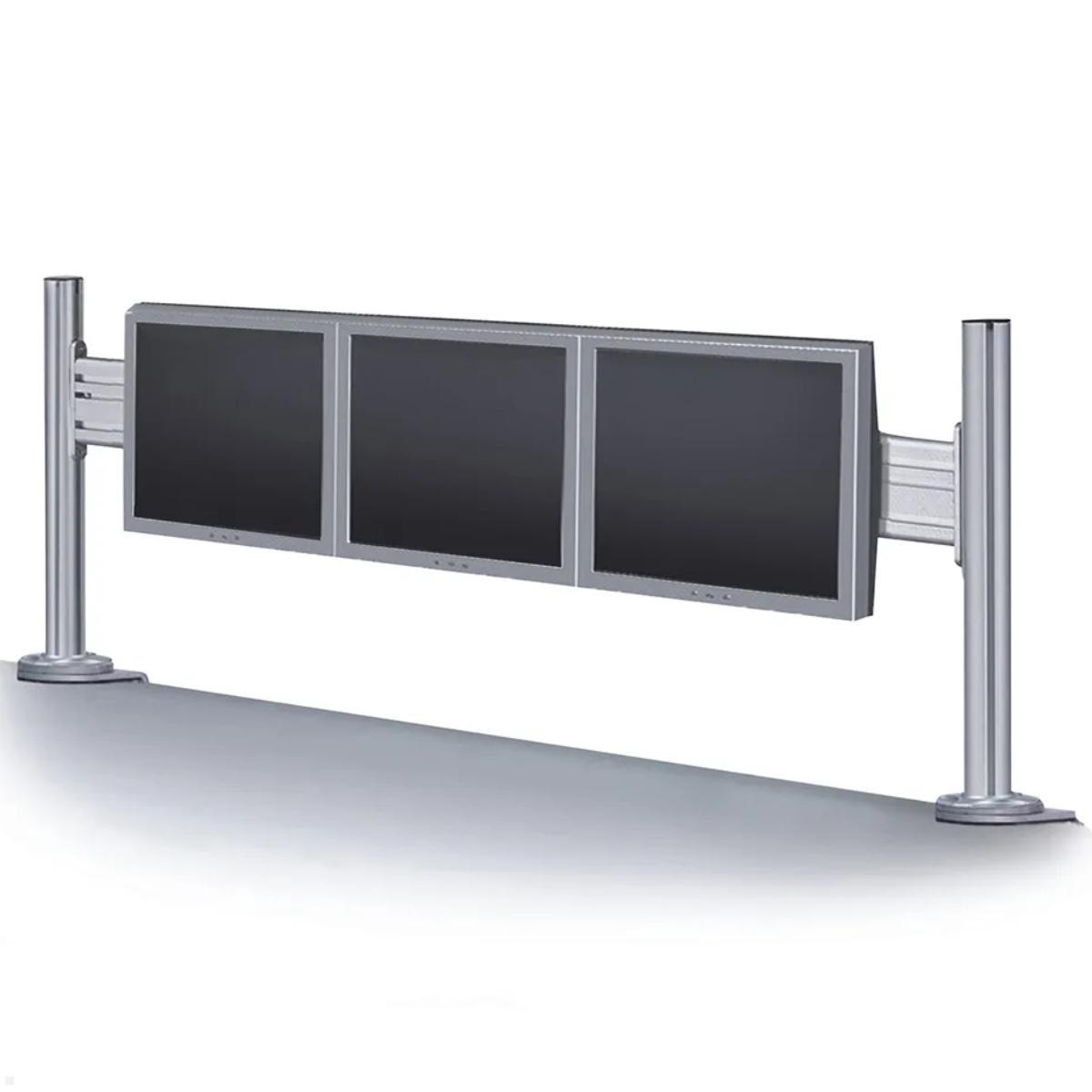 Neomounts FPMA-DTB100 3-fach Multimonitor Tischhalterung, silber Neomounts FPMA-DTB100 3-fach Multimonitor Tischhalterung, silber