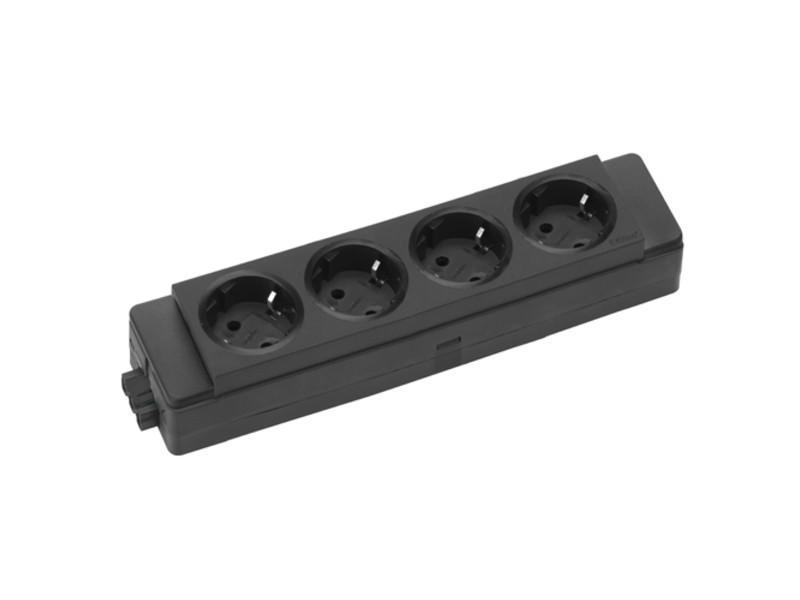 EVOline Express Typ 910 Steckdosenleiste 4x Steckdose, schwarz EVOline Express Typ 910 Steckdosenleiste 4x Steckdose, schwarz