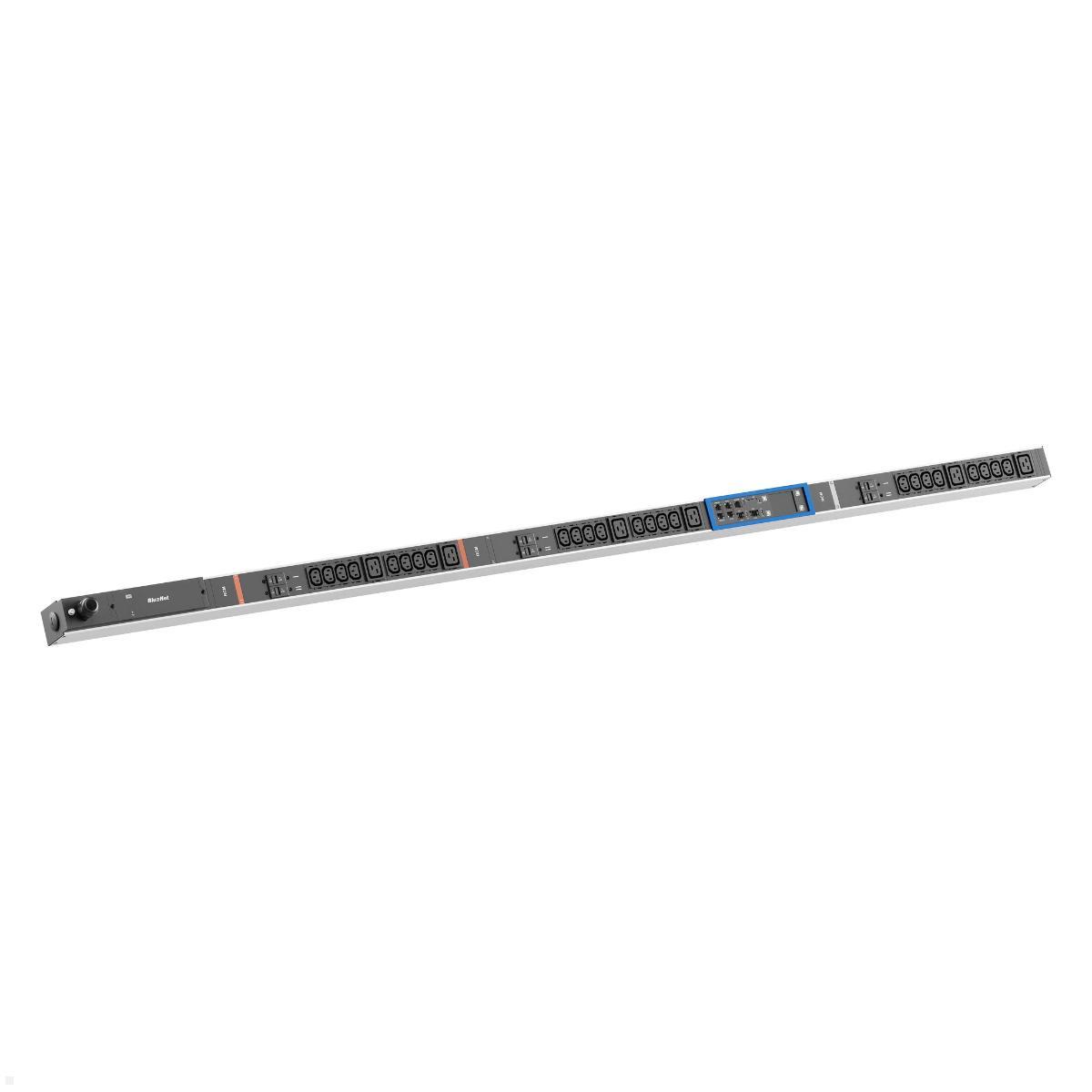 Bachmann BN PRO Metered RCM – 32A Rack PDU mit 24xC13 / 6xC19 / 6xMCB, 3,0m CEE 32A/5p (BM0015597)