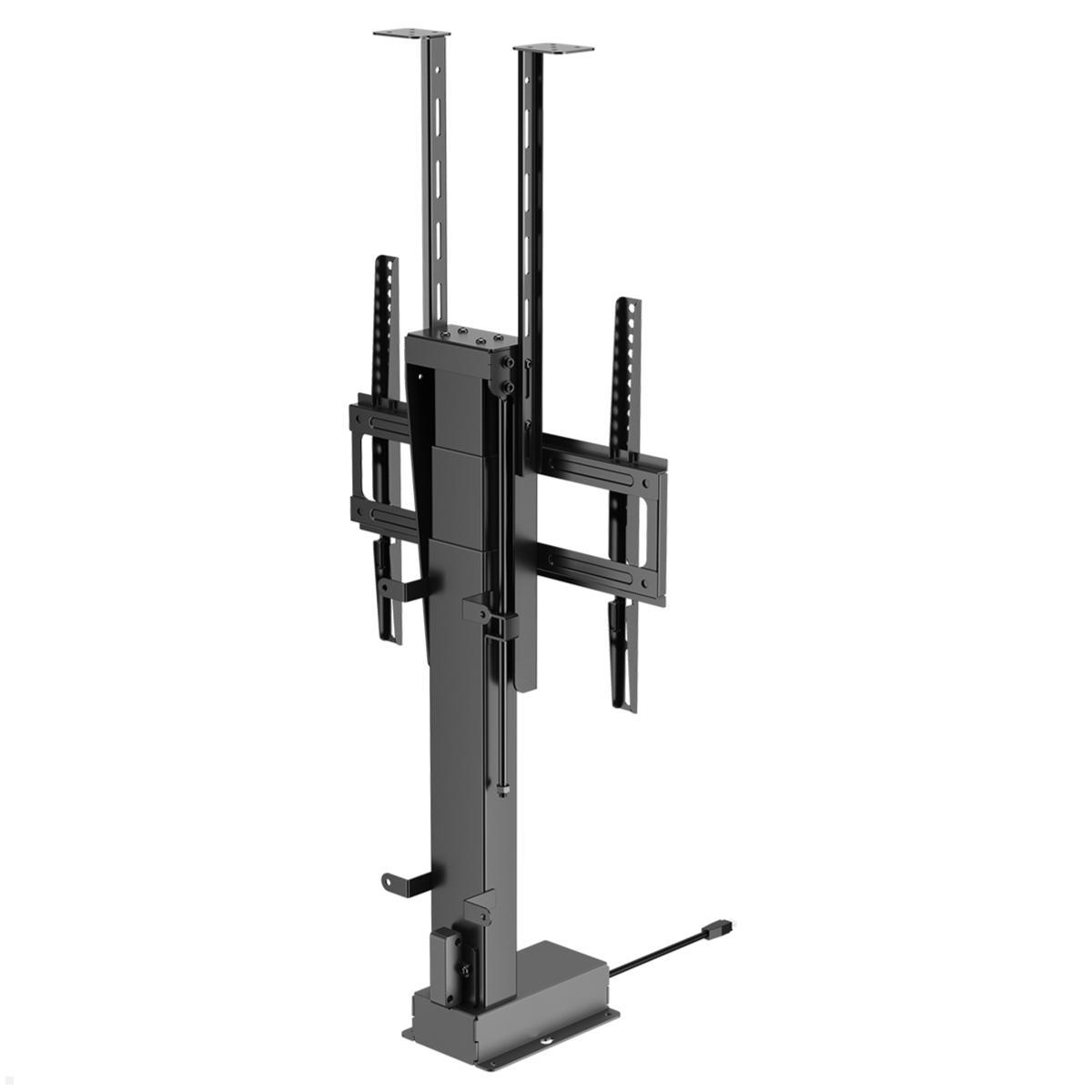 MonLines MLS005B Einbau TV Lift 32-48 Zoll elektrisch, 670 Hub, schwarz,Rückseite