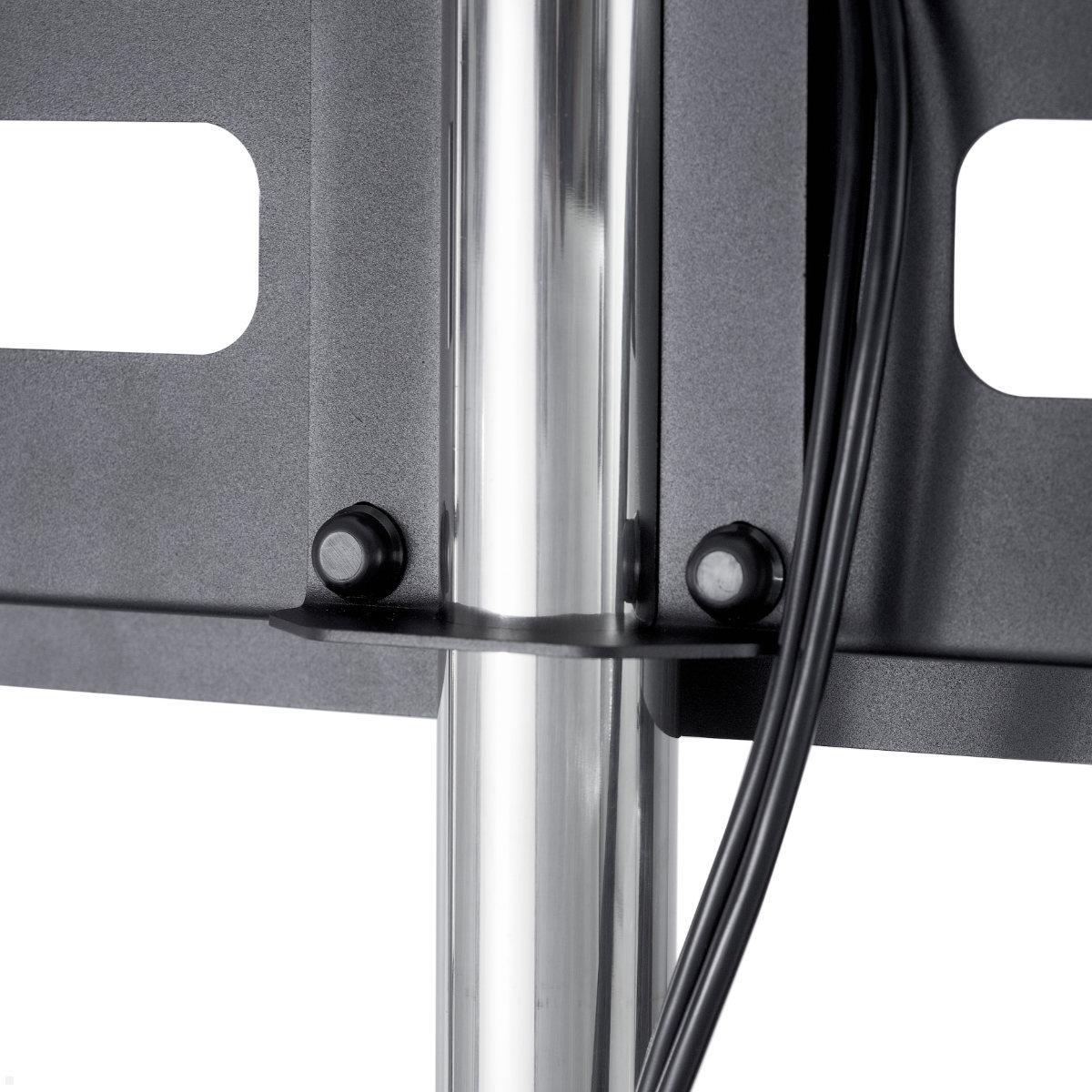 Edbak STD17 Monitor Standfuß mit Rollen 37-75 Zoll, Präsentationsständer Display