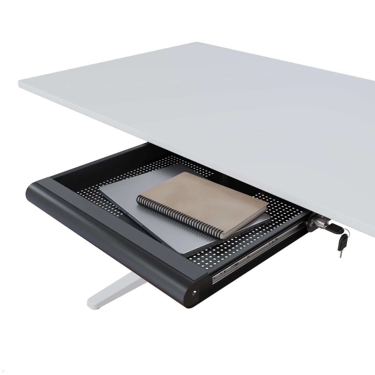 Dataflex Addit Laptop Sicherheits Schublade abschliessbar (20.623), schwarz