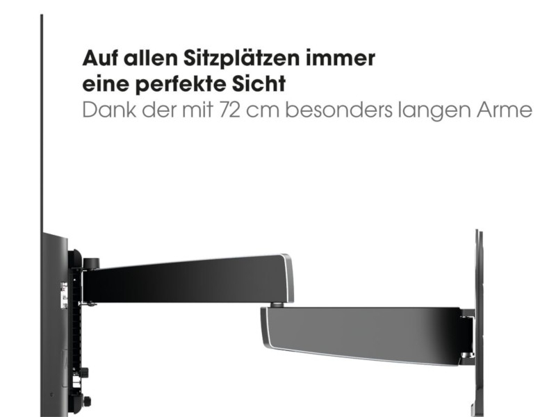 Vogels MotionMount NEXT 7356 elektrisch schwenkbare TV Wandhalterung OLED besonders langer Schwenkarm
