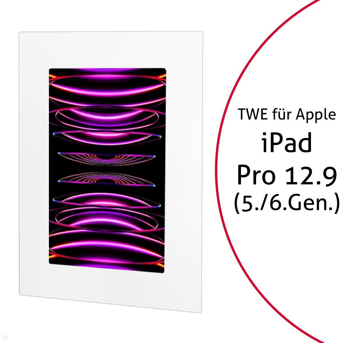 Apple iPad Pro 12.9 Tablethalterung für Wandeinbau, TWE098W Apple iPad Pro 12.9 Tablethalterung für Wandeinbau, TWE098W