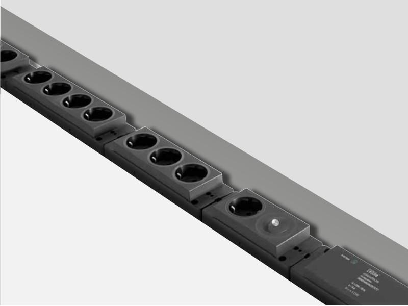 EVOline Express Typ 910 Steckdosenleiste 4x Steckdose, schwarz Kombination