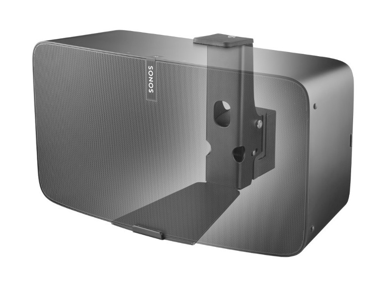 Cavus Lautsprecher Wandhalterung horizontal Sonos Play:5, schwarz Anwendungsbeispiel Cavus Lautsprecher Wandhalterung horizontal Sonos Play:5, schwarz Anwendungsbeispiel