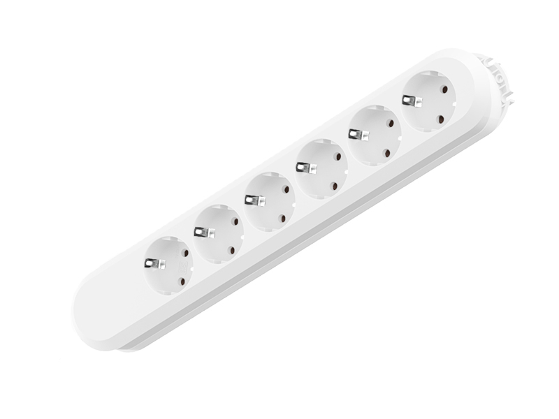 Bachmann SMART 6x Steckdosenleiste ohne Zuleitung (381.246K) weiß VDE geprüft Bachmann SMART 6x Steckdosenleiste ohne Zuleitung (381.246K) weiß VDE geprüft