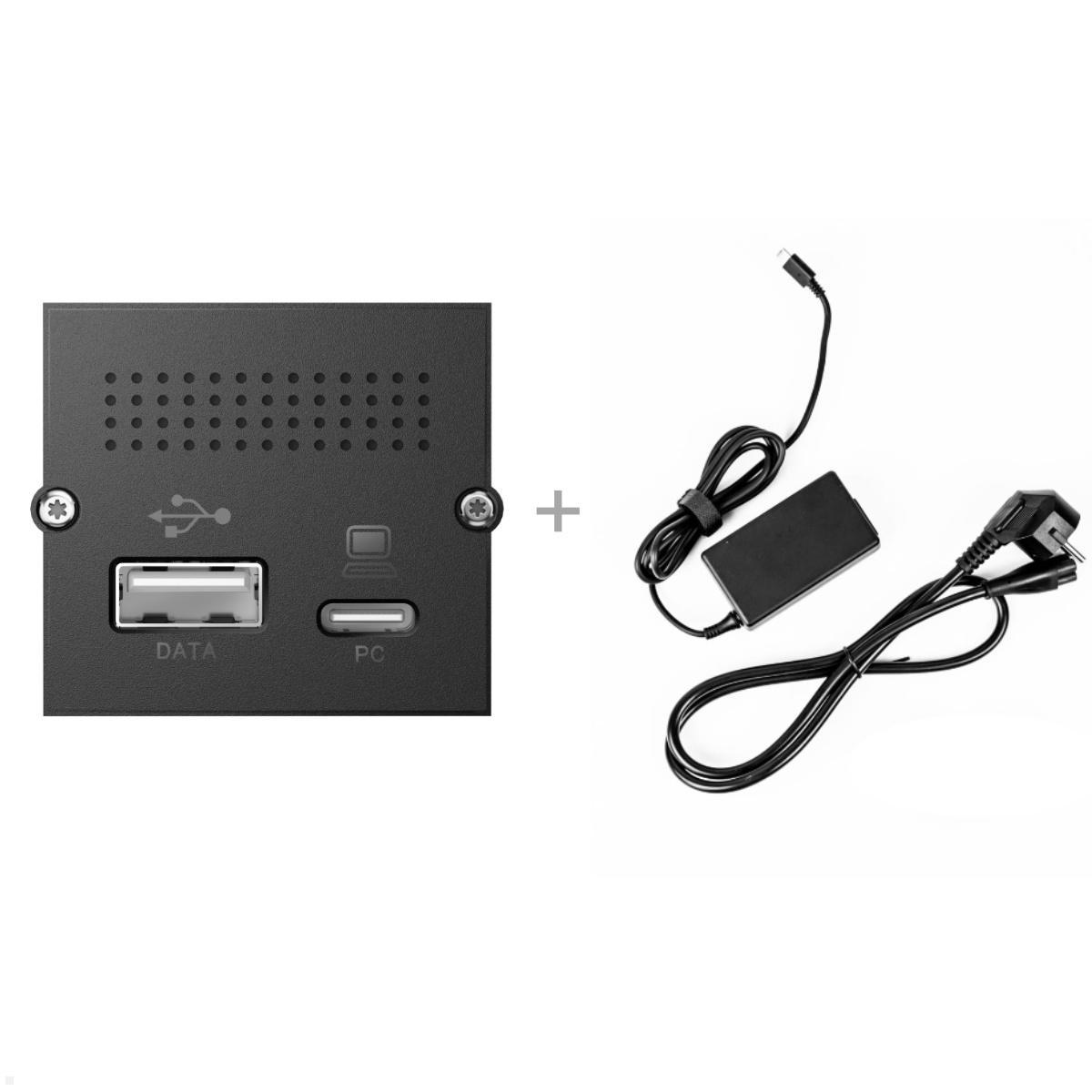 Bachmann Mini Port Replikator mit USB-C PD 100W 2x USB-A und Anschlusskabel (917.2290) Bachmann Mini Port Replikator mit USB-C PD 100W 2x USB-A und Anschlusskabel (917.2290)