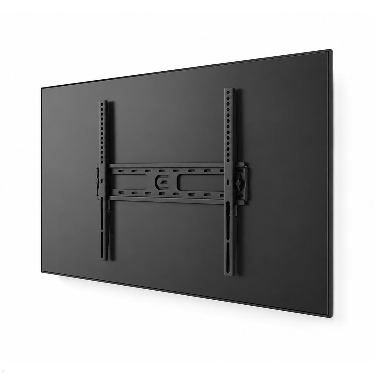 Edbak FSM6040-F starre TV Wandhalterung 32 bis 75 Zoll, schwarz, TV Wandhalterung