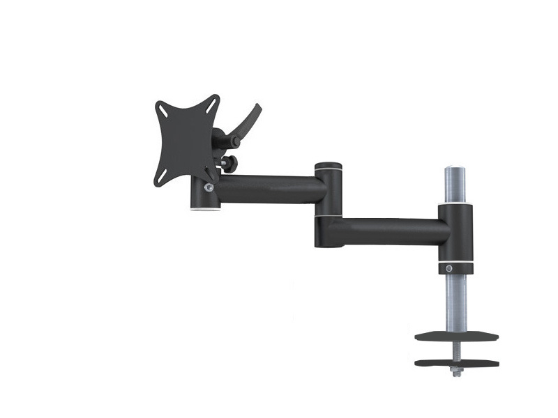 MonLines TFT-Vario Monitor Tischhalterung Einbau ohne Kabelauslass schwarz