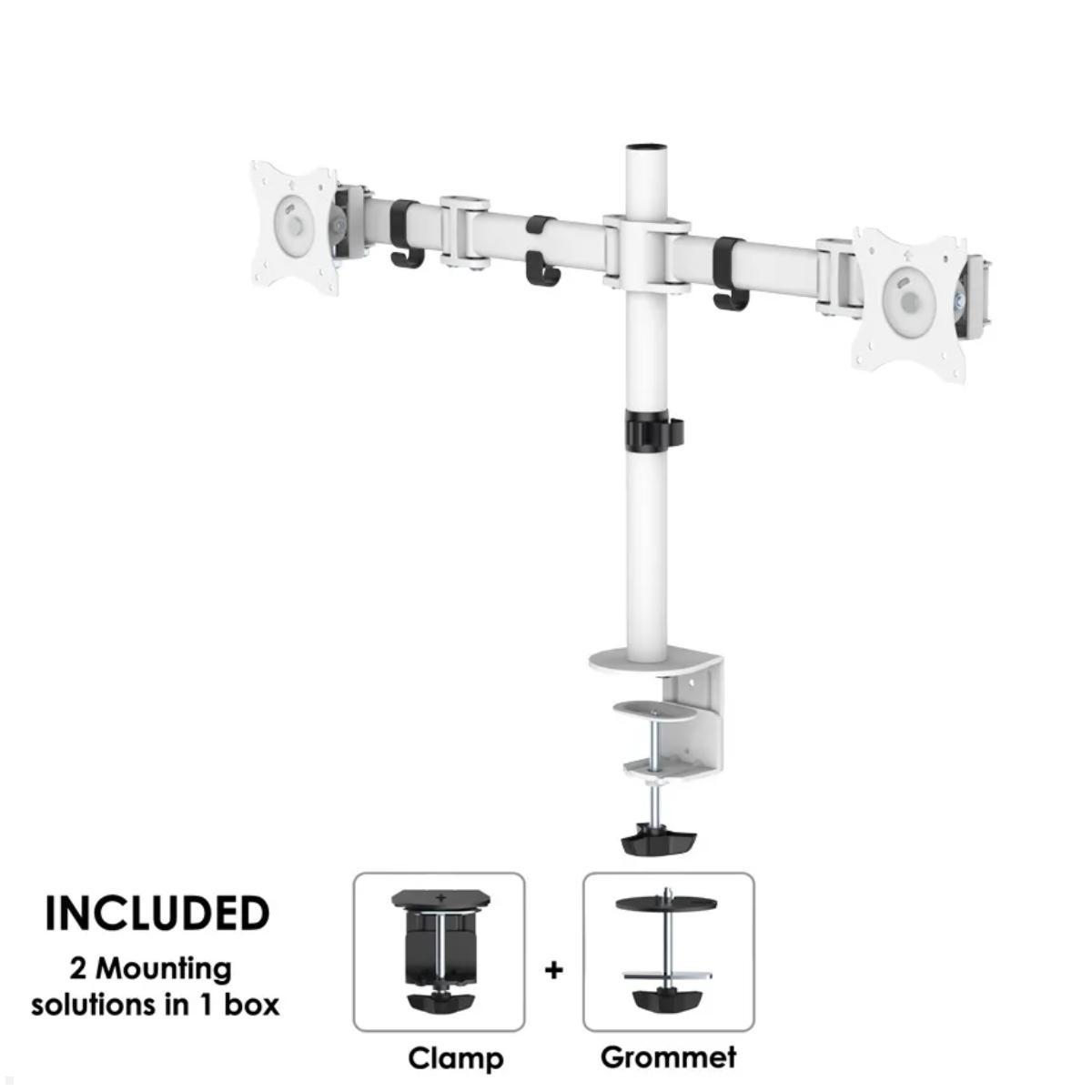 Neomounts Select NM-D135D Dual-Monitor Tischhalter, 