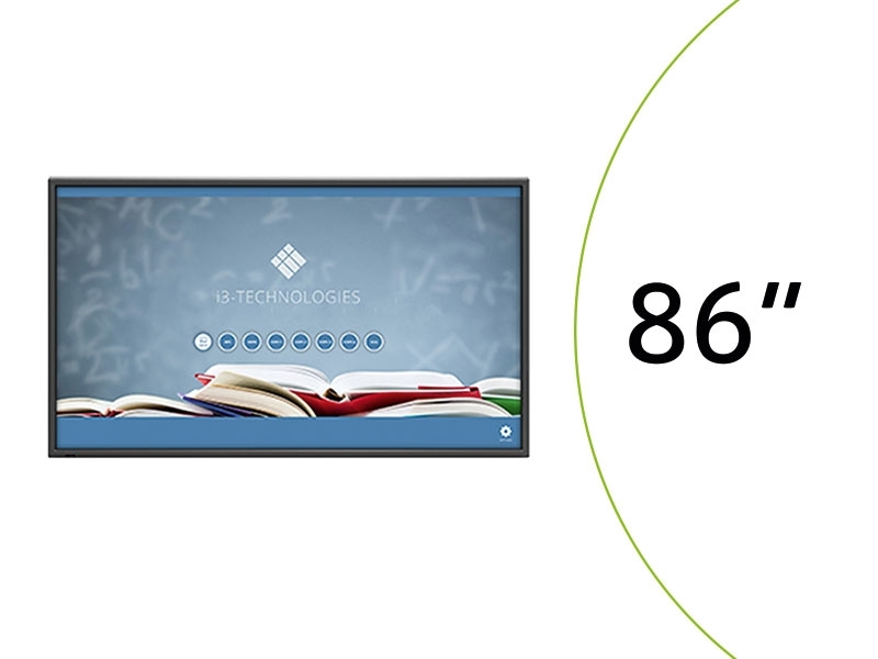 i3 Technologies interaktives 20 Touchdisplay 86" 4K mit Wandhalterung (VSV0005599)